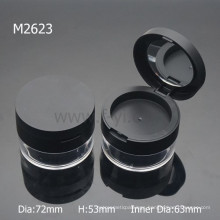 Round Cosmetic Packaging Loose Powder Jar